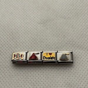 Silver and Gold Charm Links for Nomination Bracelet Assorted Charms